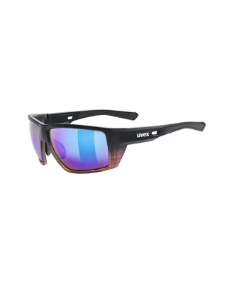 Sunglasses Uvex mtn venture CV, black matt, colorvision mir. blue